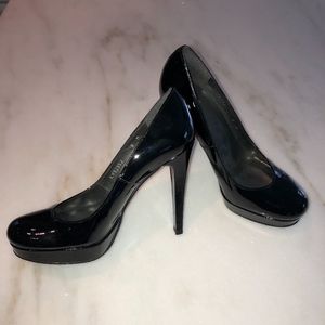 Stuart Weitzman patent leather pumps